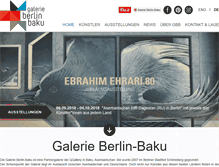 Tablet Screenshot of galeriebb.de